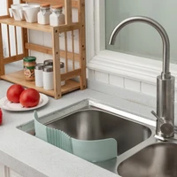 1pc kitchen sink collapsible water splash guards with sucker waterproof screen dishwashing anti water board baffle plate