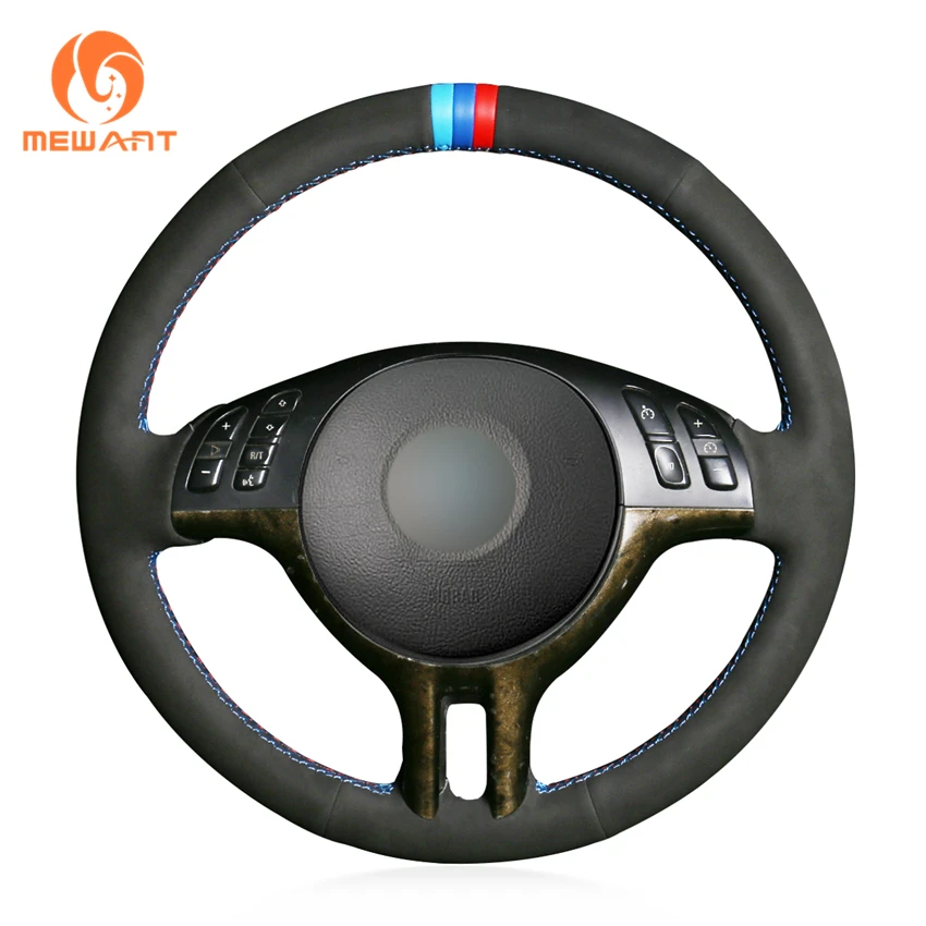 

Чехол на руль из натуральной замши для BMW E46 318i 325i 330ci E39 X5 E53 Z3 E36/7 E36/8