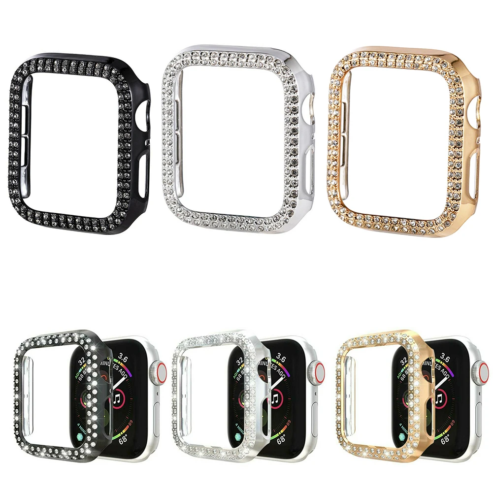 Матовый чехол для Apple Watch iWatch Series 3 2 1 38 мм защитный с рамкой бампер 5