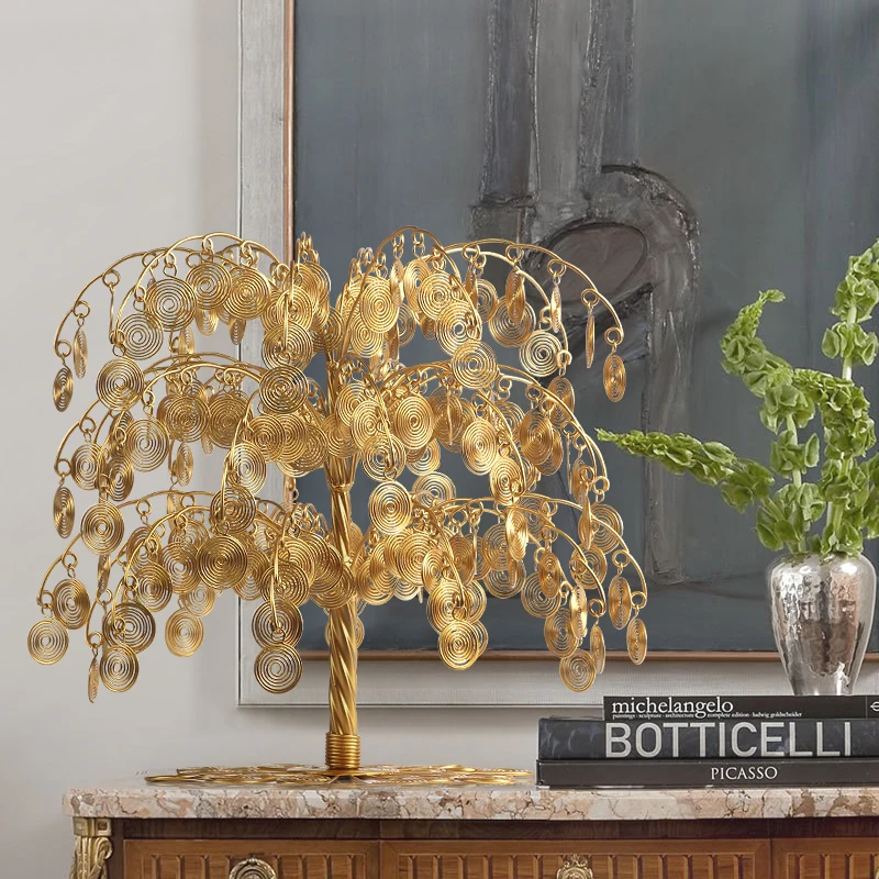 

Роскошное украшение для дома и гостиной, украшение для дерева, современные офисные украшения