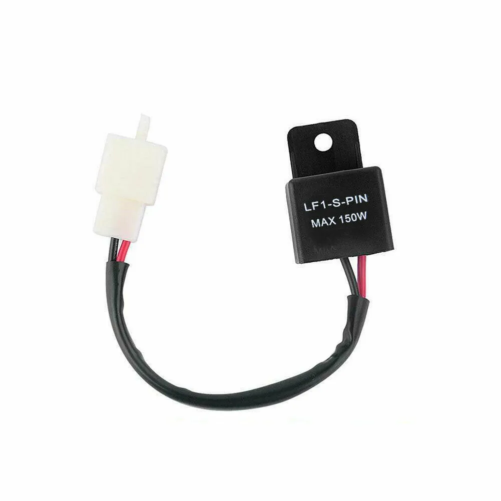 1pcs 2 Pin 12V Electronic LED Flasher Relay Fix Motorcycle Turn Signal Lights Blinker Replacement Accessories |