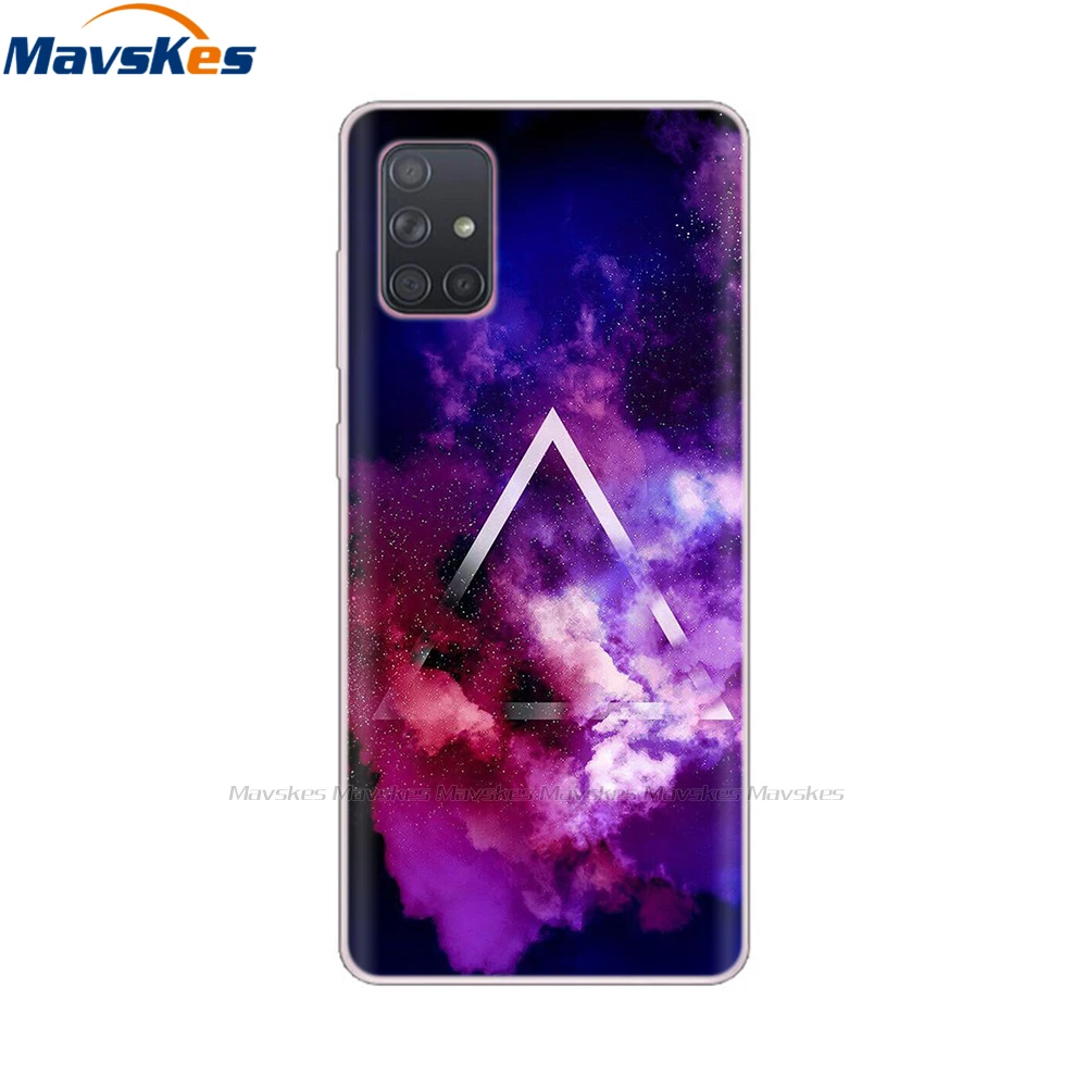 For Samsung Galaxy A51 Case Silicon Transparent Back Cover Phone Case for Samsung A51 A515 Soft Case Galaxy A71 Cover Funda Capa