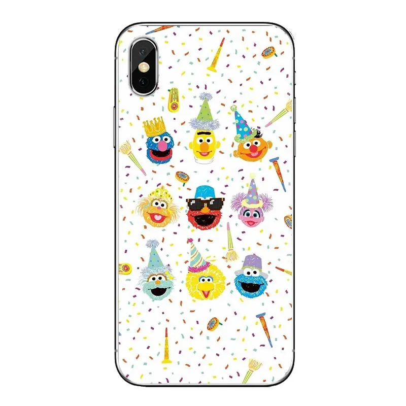 Transparent Soft Covers cute cartoon Sesame Street For LG Spirit Motorola Moto X4 E4 E5 G5 G5S G6 Z Z2 Z3 G2 G3 C Play Plus Mini |