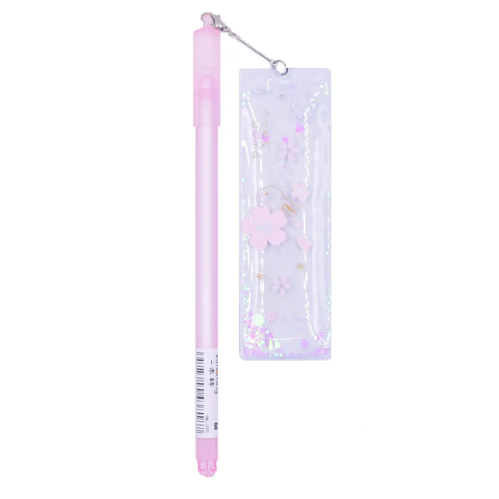Студенческая линейка Kawaii гелевая ручка с подвеской нейтральные ручки для