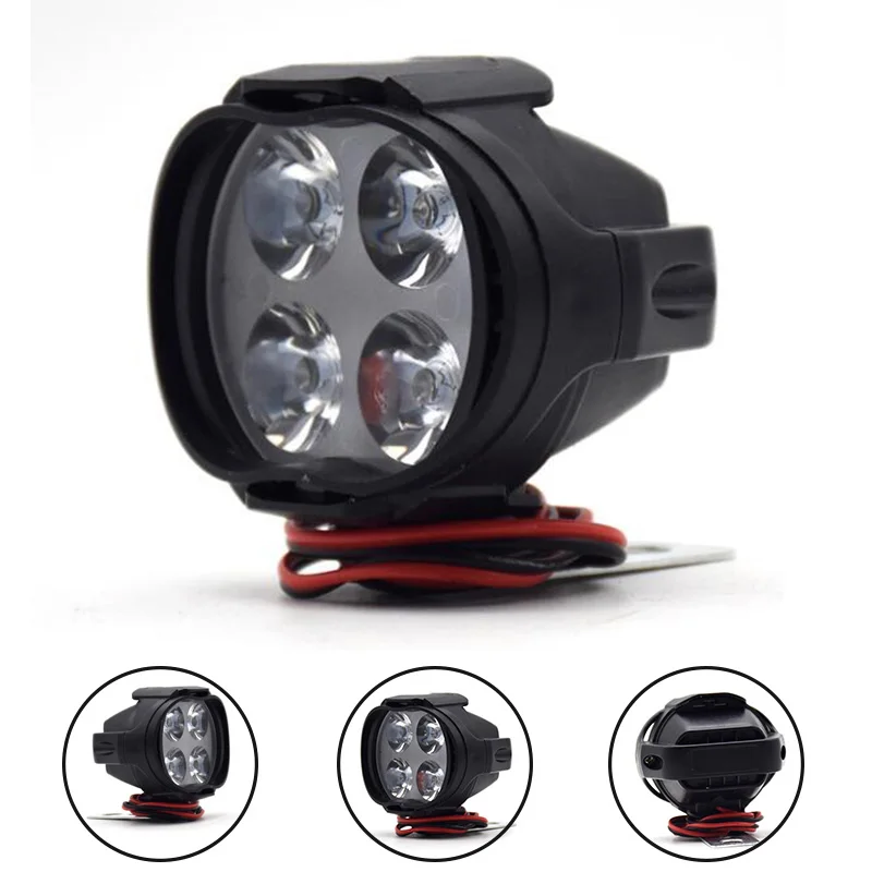 1 шт./1 пара головные фонасветильник для мотоцикла 4 светодиода 12 В постоянного