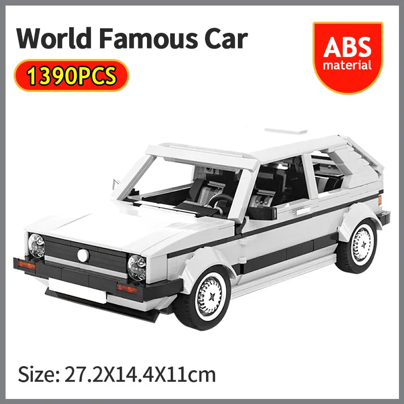 

MOC Famous Car Mk1 Simulation Car Building Blocks Assembly High-tech Vehicle Model Brick Kids Diy Educational Toys Xmas Gift