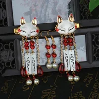 Заколочки с кицунэ#4