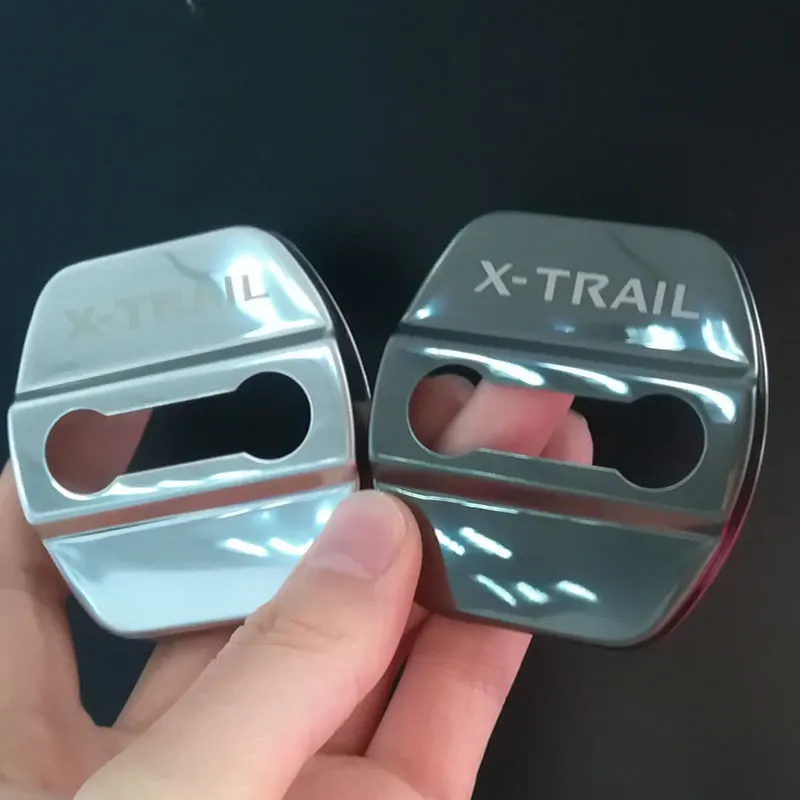 Ceyes автомобильный Стайлинг Авто наклейки дверной замок чехлы Чехол для Nissan X Trail t32