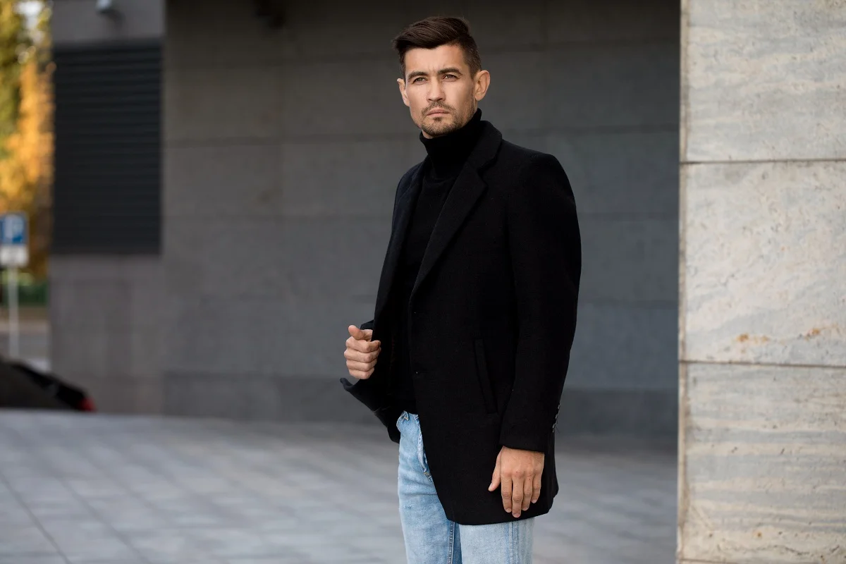 TIAN QIONG Brand Men Wool Coats Autumn Winter New Solid Color High Quality 's Luxurious Blends Coat Male | Мужская одежда