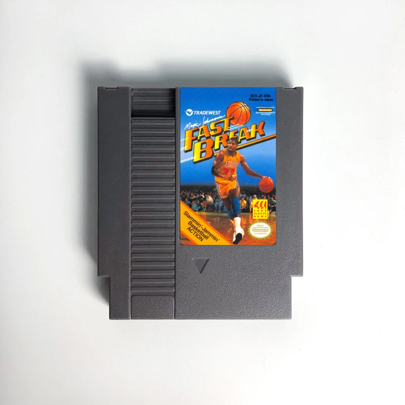 

Magic Johnson's Fast Break Game Cartridge For NES Console 72 Pins