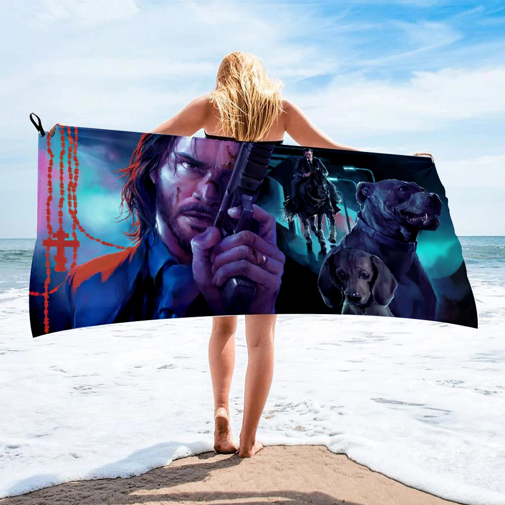 Полотенце для ванны из микрофибры с принтом | Спорт и развлечения