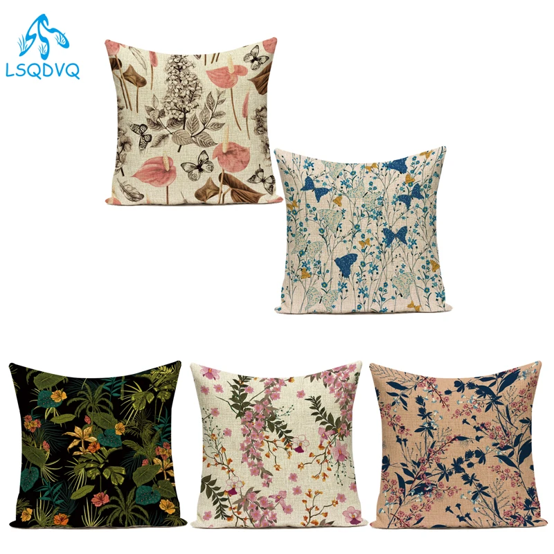 

Декоративные наволочки из полиэстера, с 3D изображением цветов, для дивана, дома, гостиной, декоративные наволочки