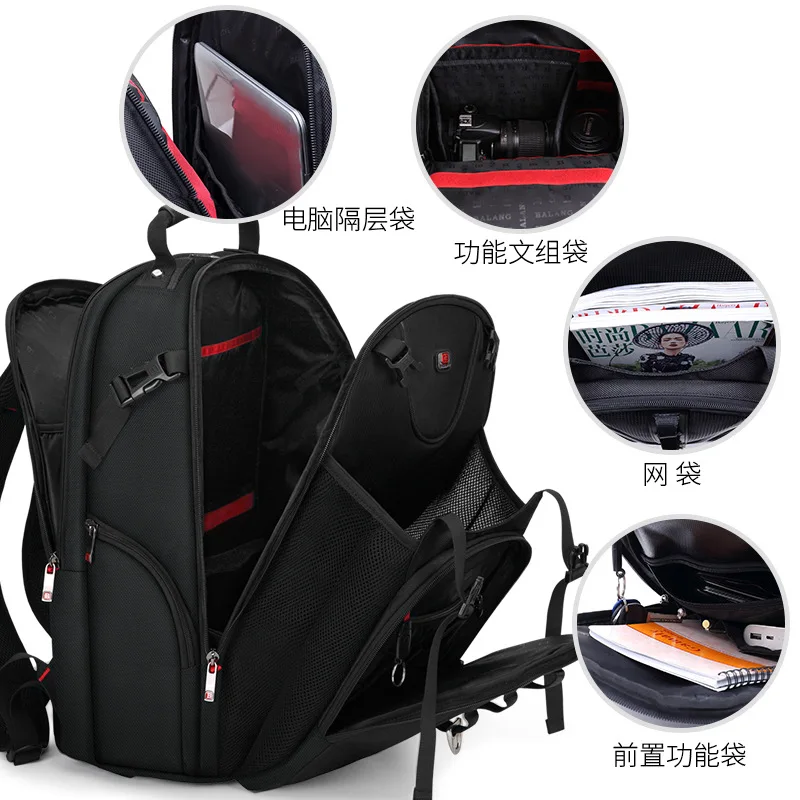 mountaineering backpack backpack mens fashion large capacity travel backpack hiking backpack camera backpack free global shipping