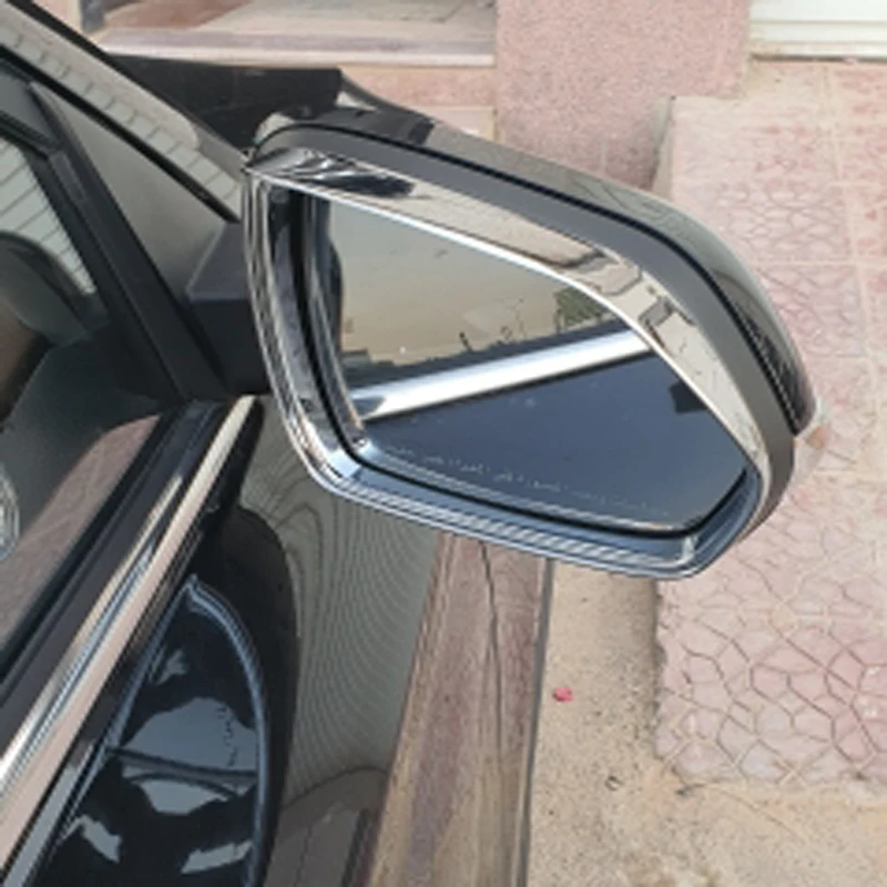 

Для MG ZS 2017 2018 2019 2020 аксессуары зеркало заднего вида дождь бровь Солнечный козырек крышка отделка ABS хром внешняя модификация