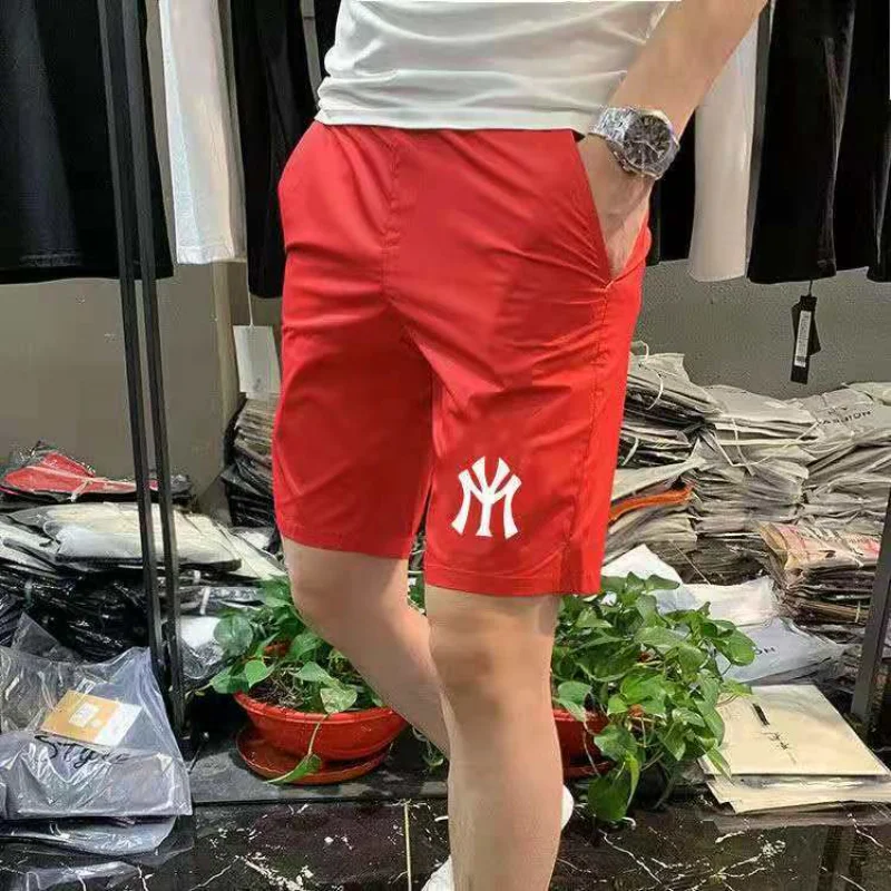 

Ice Silk Quick-Drying Shorts Men's Five-Point Pants Trendy Brand Casual Beach Korean Version Trend Guy Half Capris Cpfm