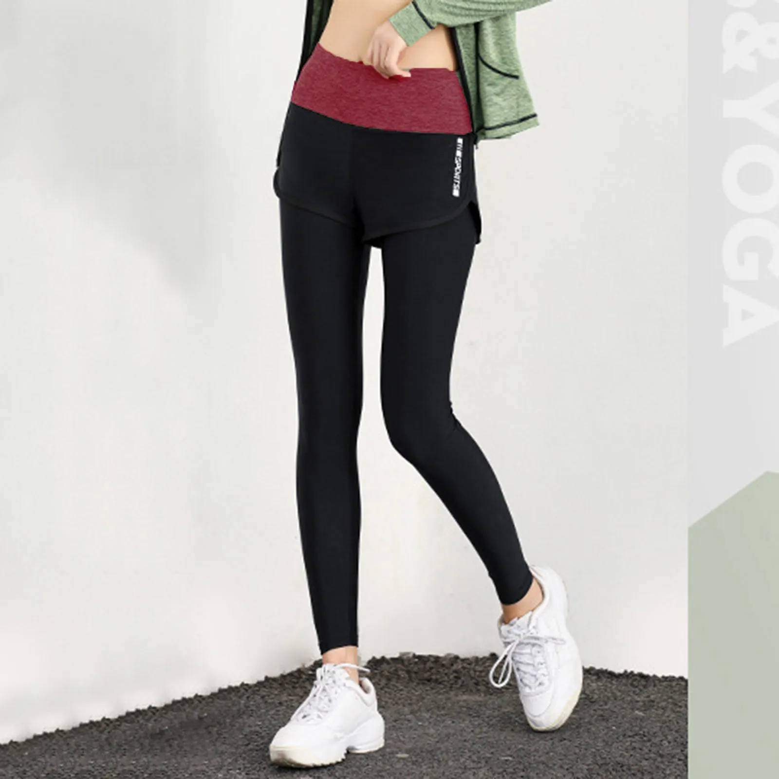 

Summer Patchwork Sport Pants Women Casual Stretch Strethcy Running Pants Clothes Sport Pants Clothes Outdoor Running Sport Pant