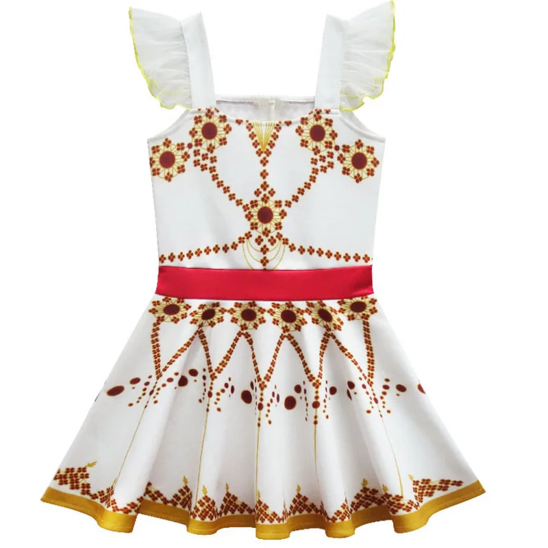 2020 новый фильм балерина Felicie Карнавальный костюм для девочек вечерние одежда