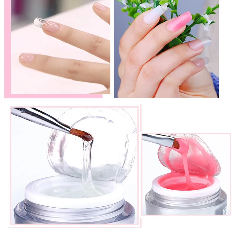 1 шт. быстрое строительство гель-лаки расширение пальцев прозрачный гель для