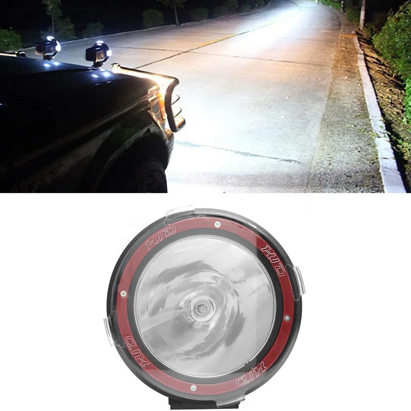 

SXCLG 6000K HID Searching Light 7 Inch Spot Work Light 12V 24V 55W Outdoor Car Lighting Vehicle Modification For Boat SUV 4X4