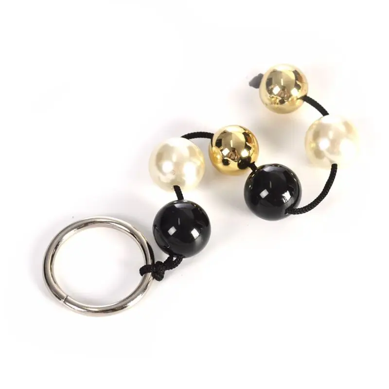 Акриловые анальные шарики роскошные золотые жемчужные вагинальная и Анальная