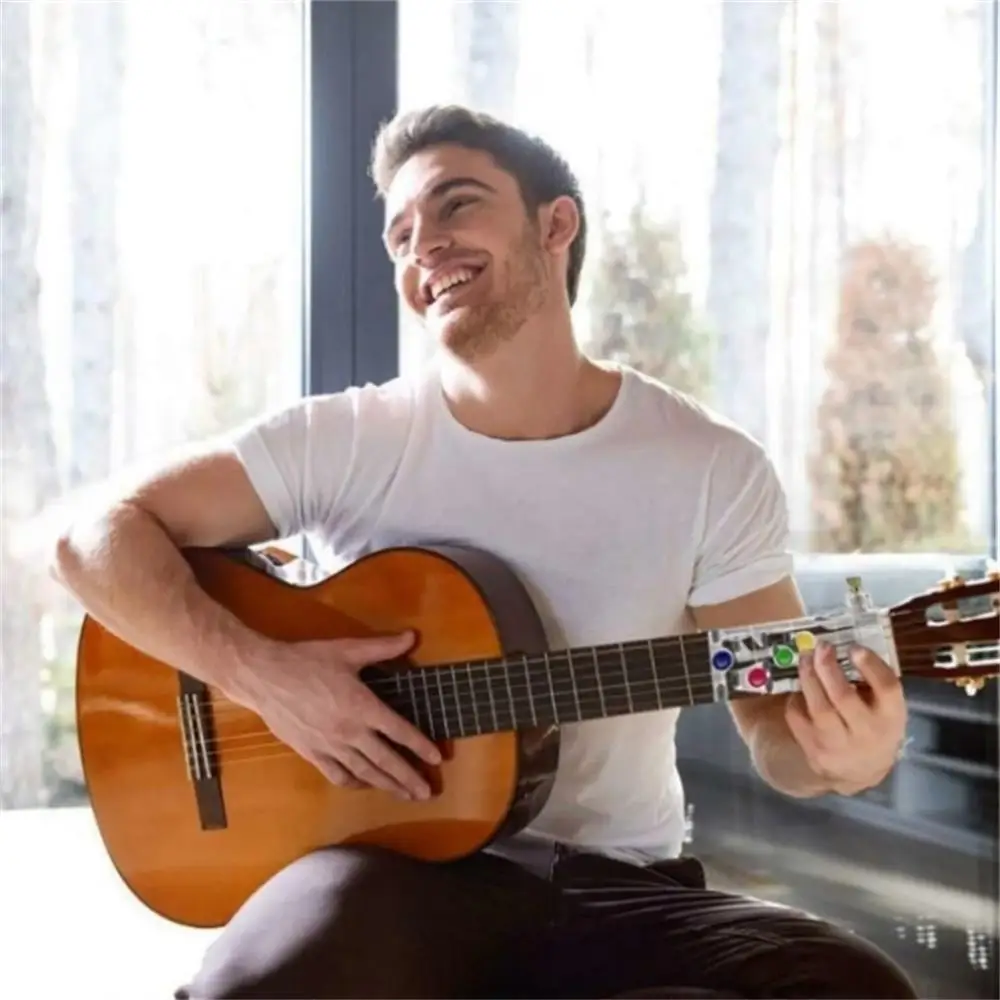 

Guitar Learning System Teaching Aids Chord One Key Assisted Beginners Trainer Acousticone Guitar Trainer Chord Accessory