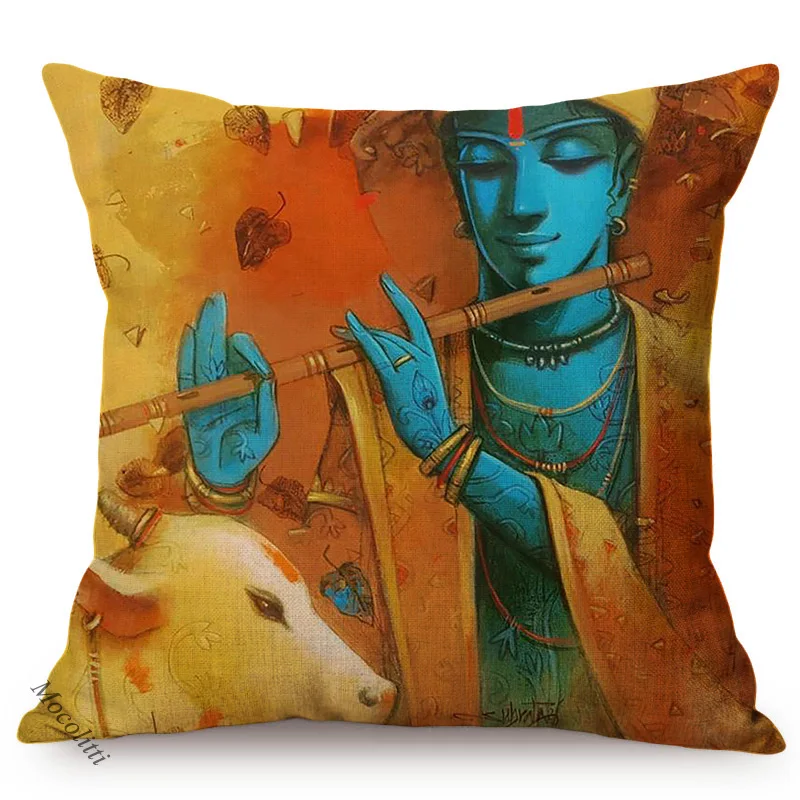 Наволочка на диванную подушку индуистский буддизм религиозное поклонение