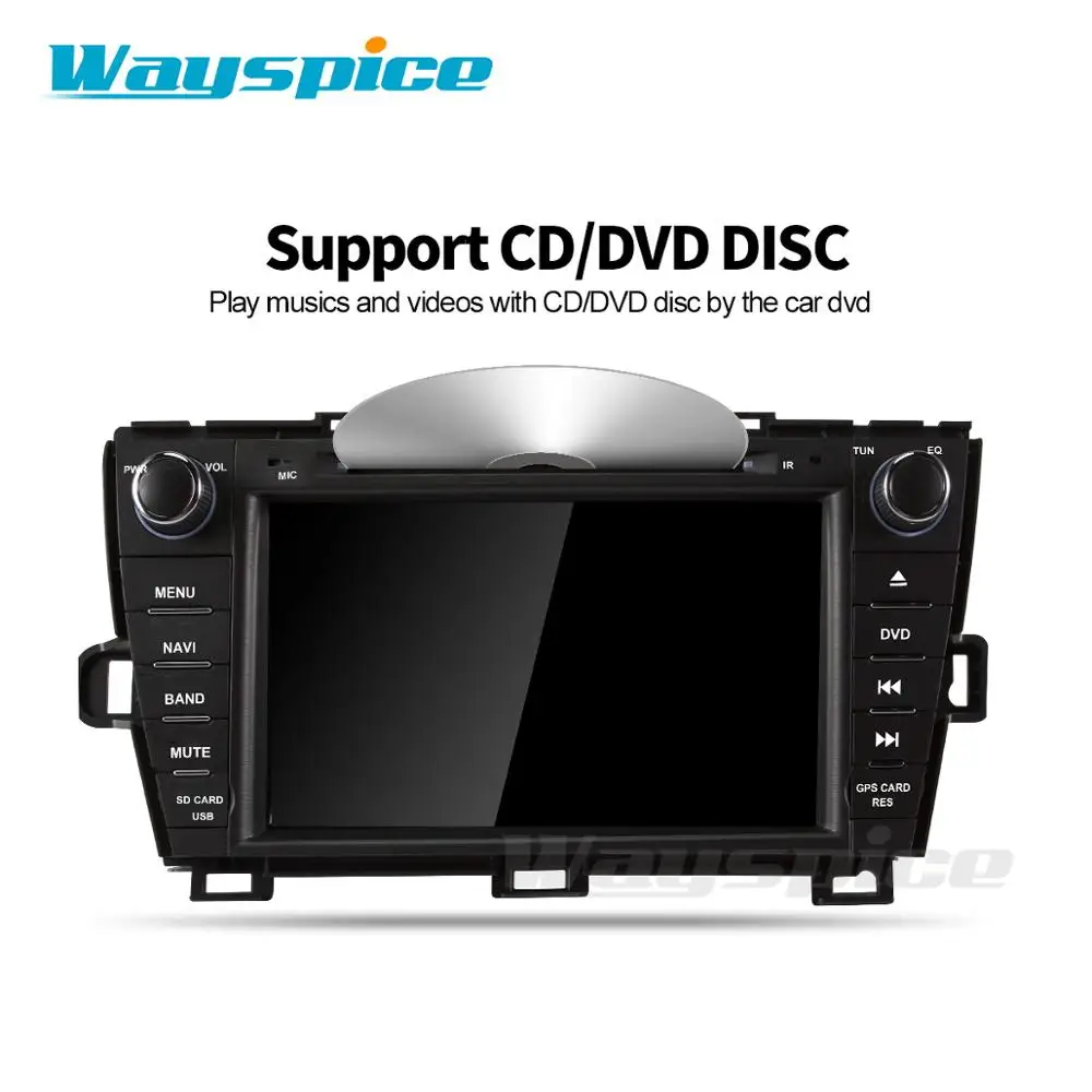 Wayspice android 9 0 автомобильный dvd для Toyota Prius 2009 2010 2011 2012 2013 gps навигации мультимедийный