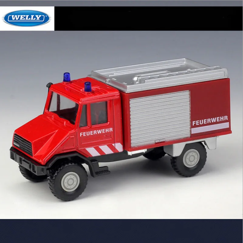 

Welly Diecast Model 1:43 Scale UNIMOG Super Racing Toy Car Pull Back Educational Collection For Kid's Gift Free Shipping