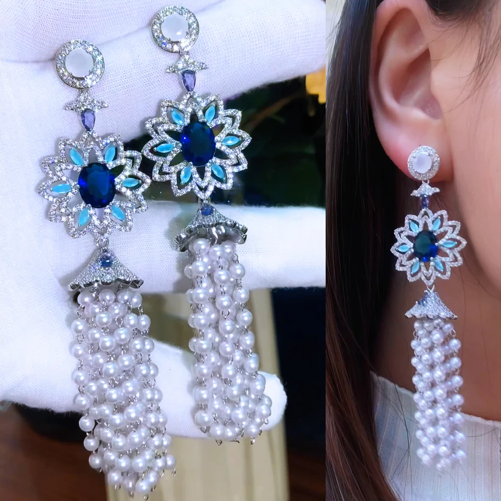 

missvikki New Trendy Original Charm Pearls Pendant Earrings for Women Girl Daily High Quality Japanese Korean Gothic Accessories