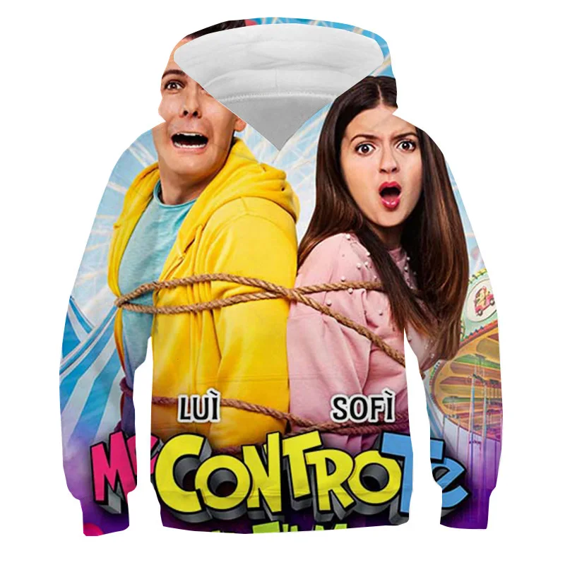 

Multicolor Optional Children's Hoodies 3d Cartoon Printing fleece Boy's And Girls Streets Hip hop Of Handsome 4t-14t