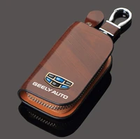 car key case leather key wallet cover for geely atlas boyue nl3 emgrand x7 emgrarandx7 ex7 suv gt gc9 borui coolray style