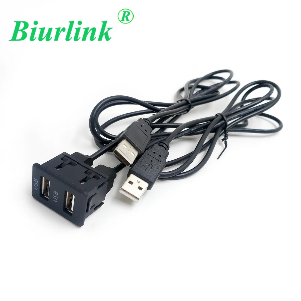 Biurlink Универсальный 100 см Автомобильный CD Двойной USB интерфейс панель