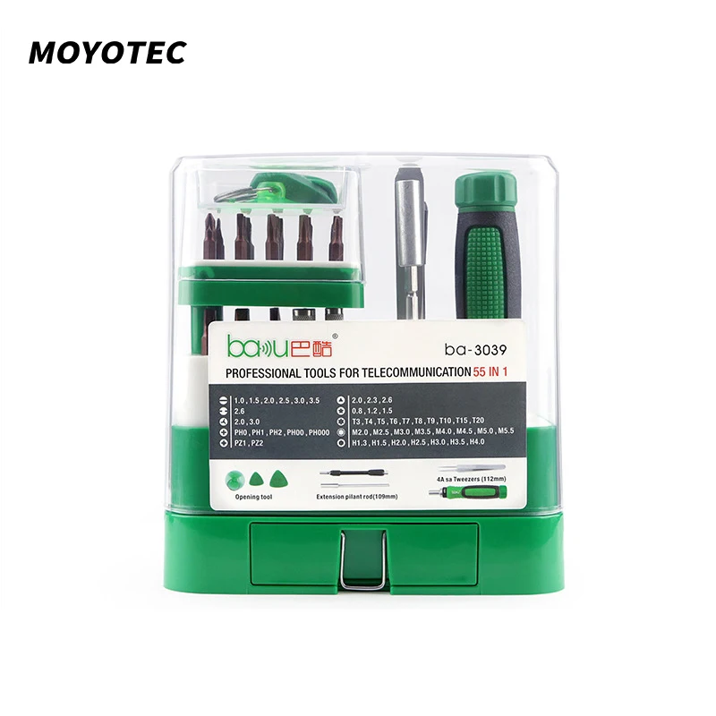 

MOYOTEC 55 In 1 Multi-functional Screwdriver Set Precision Hand Tools Set For Mobile Computer Camera Repair Household Tools Set