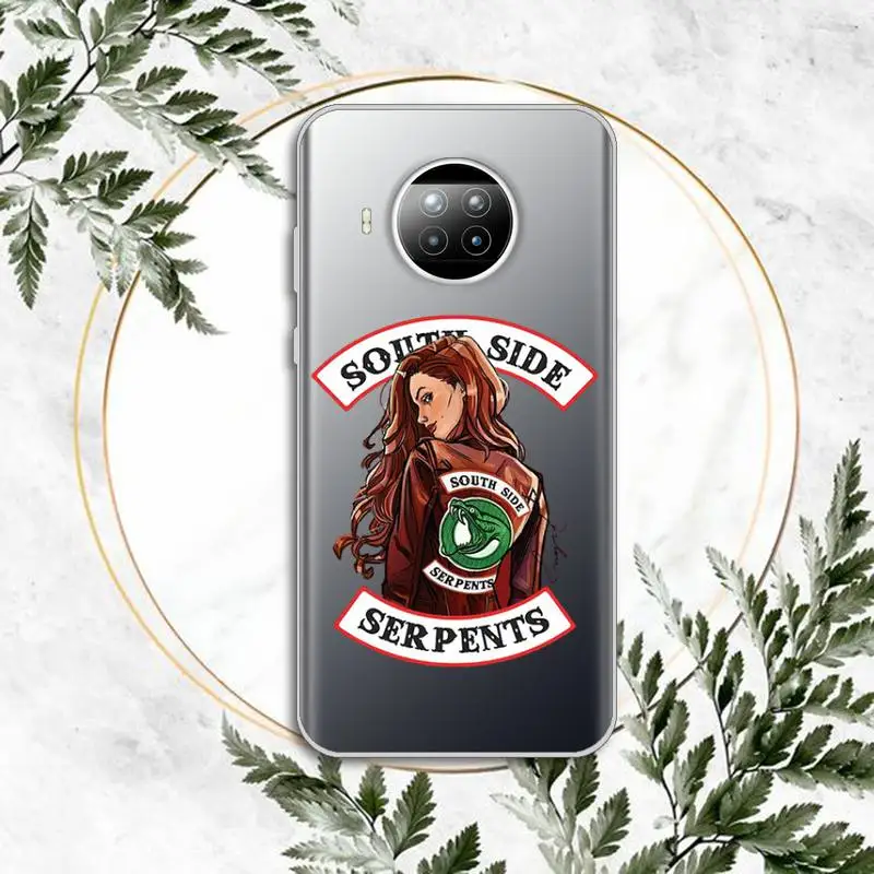 

Riverdale America TV series Phone Case Transparent for Xiaomi Redmi note 10 t 8 9 pro lite 11