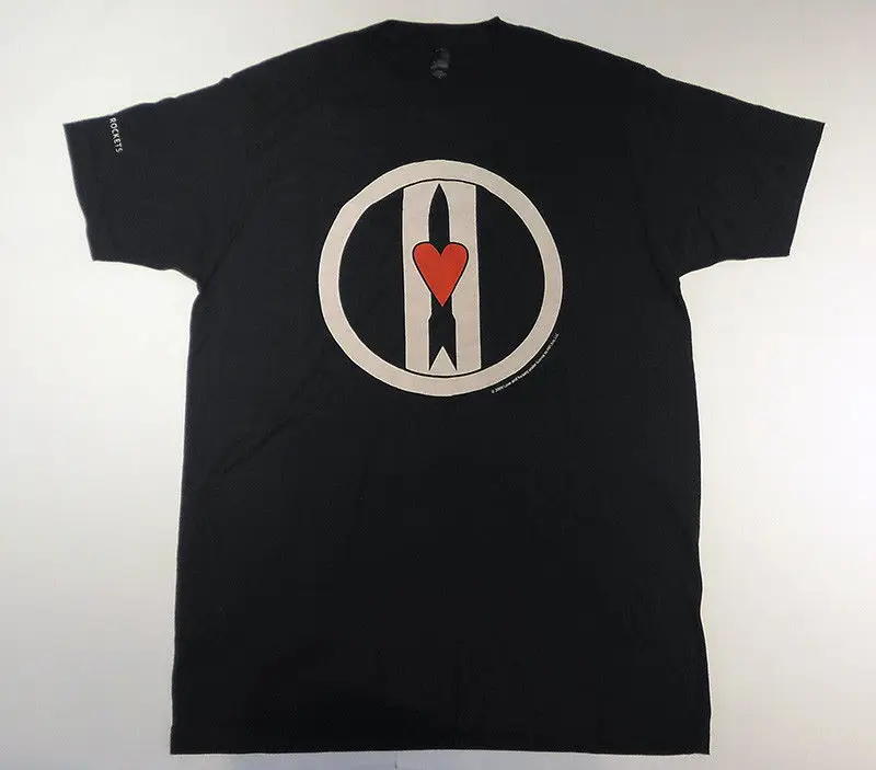 

LOVE AND ROCKETS Logo Official T Shirt Man Fashion Round Collar T-Shirt Top Tee Cotton Shirts Cheap Wholesale