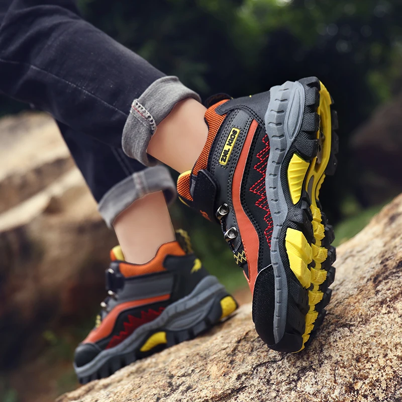 Детские уличные спортивные походные ботинки для подростков альпинистские