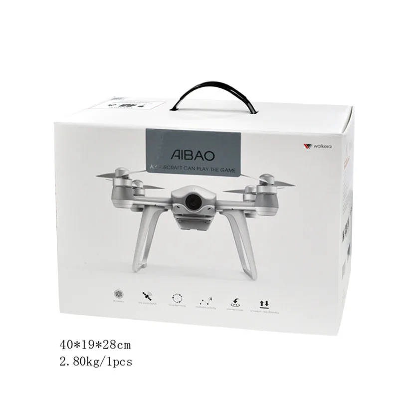 Оригинальный Радиоуправляемый Дрон Walkera Aibao с 4K HD камерой приложение Virtual Racing wifi FPV