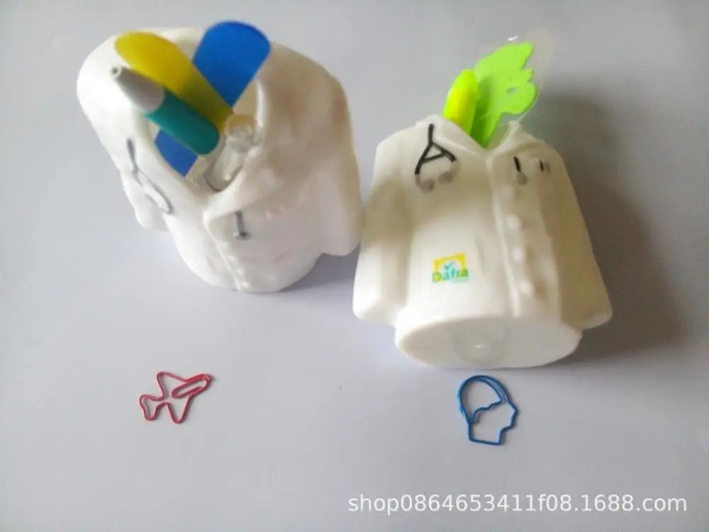 Креативный врачебный цилиндрический карандаш Белый для моделирования пальто