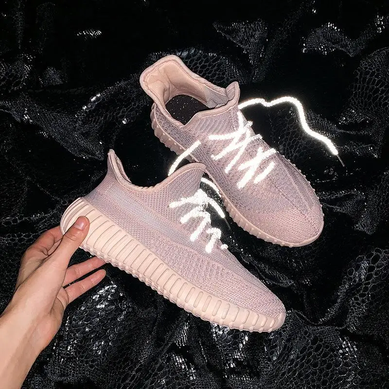 FORENJOY/Женская обувь светящаяся кружевная Звездная женская повседневные