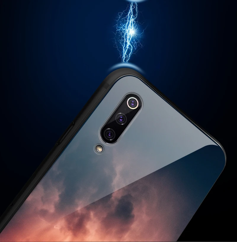 Чехол из закаленного стекла для Xiaomi 5X6X8 9 SE A1 A2 Lite Мягкий чехол из ТПУ для Redmi Note 4x 5A 6 7 Pro Prime жесткий бампер чехол для телефона