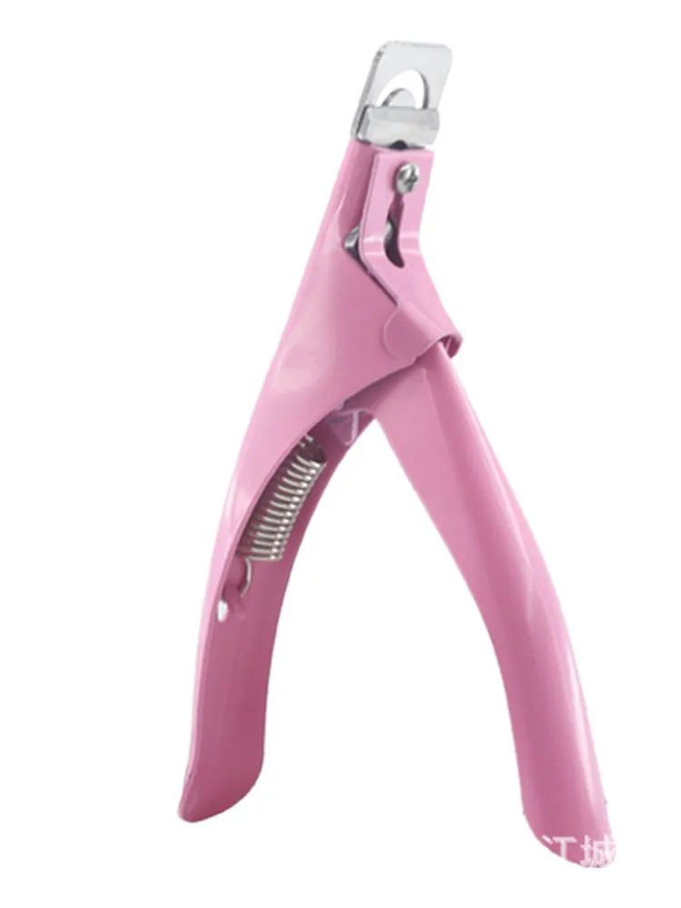 

2pcs Professional Nail Scissors Special Type U-shaped Fake Tips Trimming Knife Manicure Colorful Stainless Steel Nail Tools