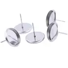 20 шт., заготовки для кабошона из нержавеющей стали, 6 мм, 8 мм, 10 мм, 12 мм, 14 мм, 20 мм