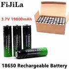 Новый 18650 3,7 V 19800mAh литий-ионный аккумулятор Перезаряжаемые литий-ионные аккумуляторы для фонарика фары электронные игрушки для детей Прямая доставка