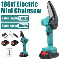 wolike 4 inch 1500w electric saw chainsaw wood cutters bracket motor for makita 18v battery 3000rmin chain saw power tool