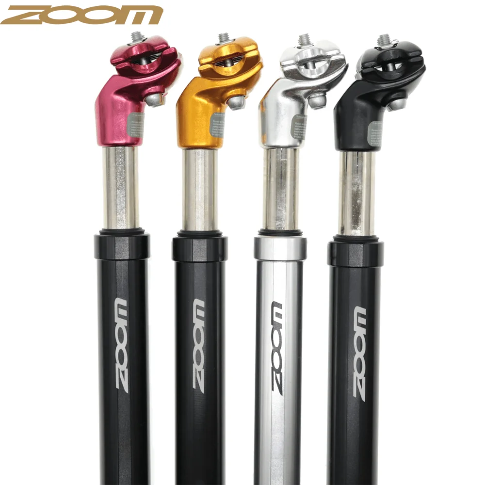 

ZOOM Suspension Seatpost Shock Absorber damping Alu MTB mountain bike Bicycle Seat post 25.4 27.2 28.6 30.1 30.4 30.9 31.6 33.9
