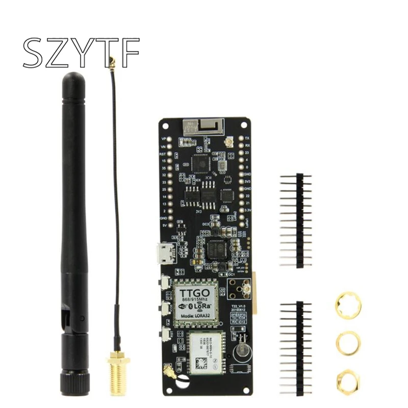 TTGO Т образной балки ESP32 Wi Fi беспроводной модуль Bluetooth ESP 32 GPS NEO M8N LORA 32|Интегральные
