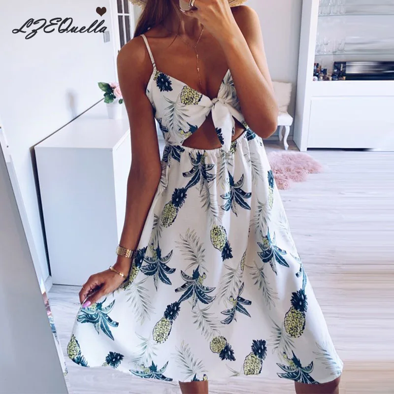 Женское платье в стиле бохо с цветочным принтом вечерние пляжные праздничные