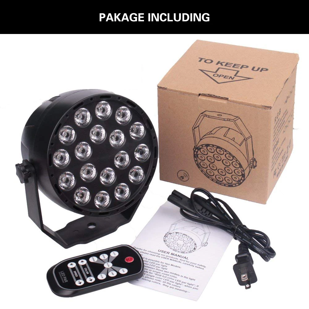 54 Вт светодиодный сценический светильник УФ Par Светильник кристалл магический