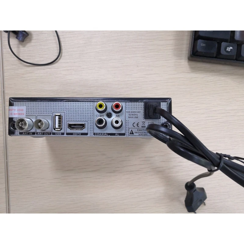 U2C Dvb T26 ТВ-приставка Многоязычная Hd приставка цифровой наземный ТВ-приемник черный пластик ЕС вилка
