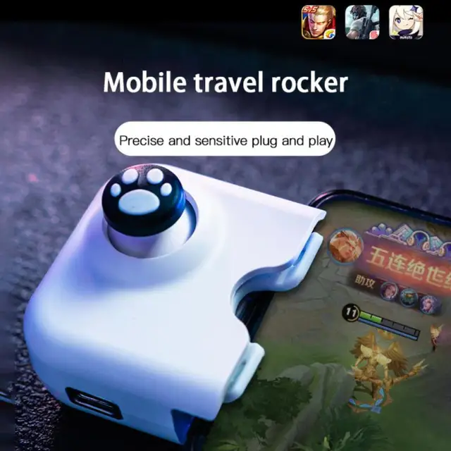 Pubg Mobile Game Controller Phone Gamepad Grip Rocker Handle Tablet Controller Phone Joystick For Genshin Impact Mobile Legends 1